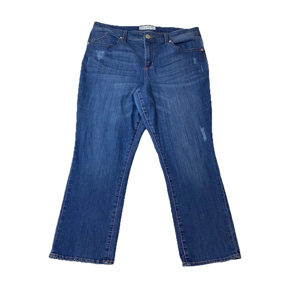 Rock & Republic Kendall Straight Leg Jeans Size 18W 26" Inseam
